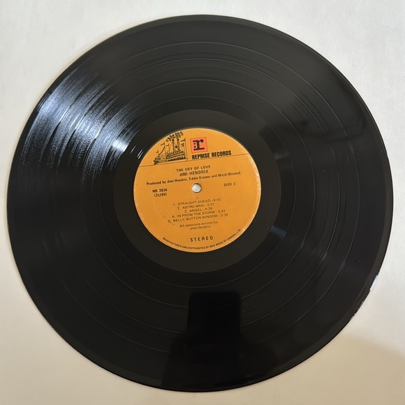 Jimi Hendrix - the cry of love - vintage vinyl record - condition is G - Picture 3 of 4